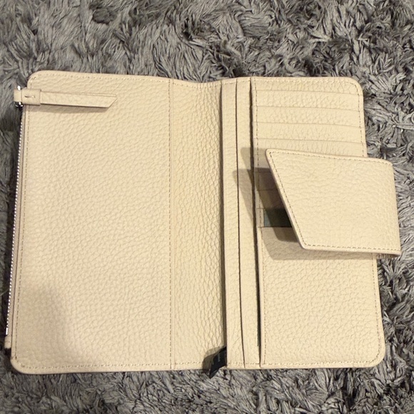 All Saints Tan Leather Wallet - Picture 2 of 7